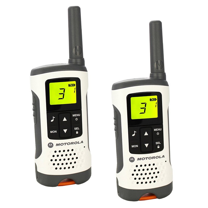 Walkie Talkie Motorola TLKR-T50 Blanco-Gris Pack 2